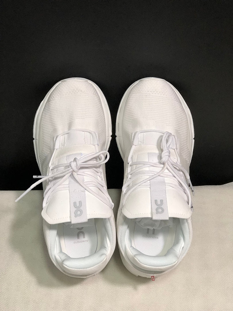 On Cloudnova 1 Sneakers in White - product image from the listing.