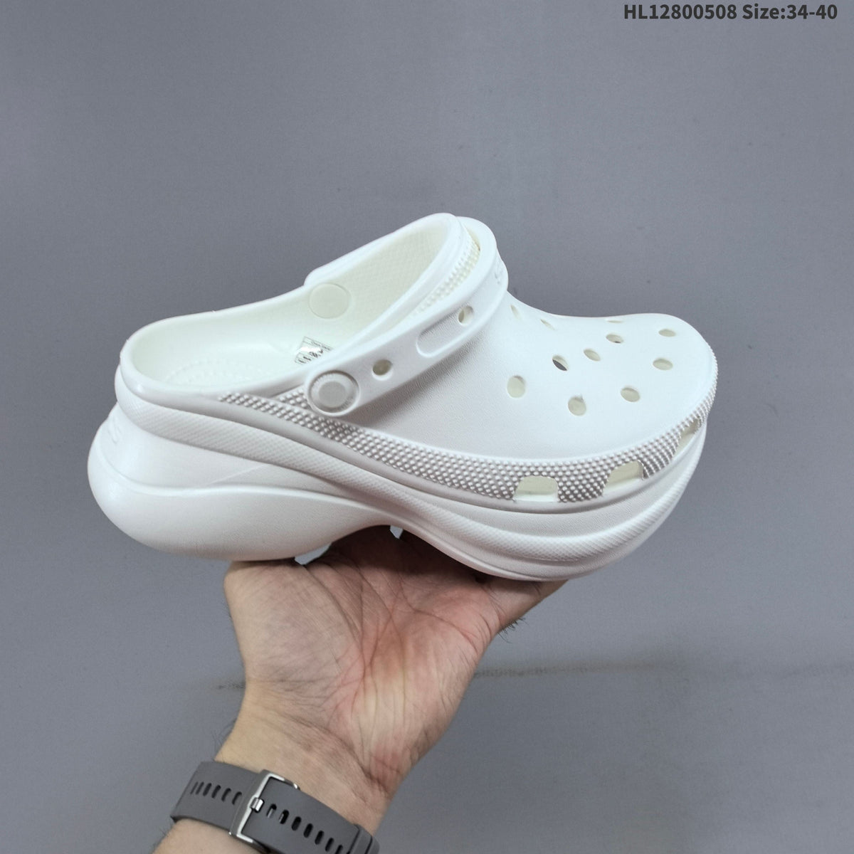 Classic Clog with Chunky Platform Sole by Crocs - product image from the listing.