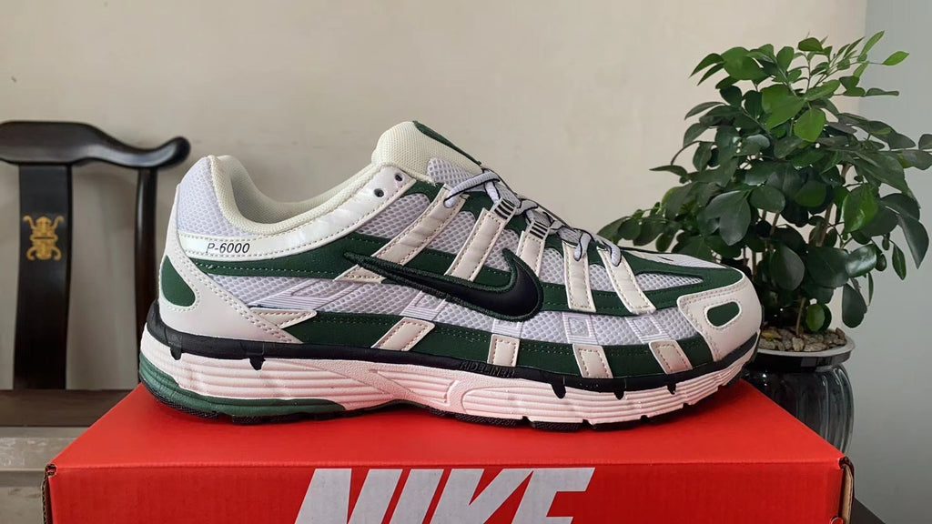 Nike P-6000 Sneakers in White Green HF5388-100 - product image from the listing.
