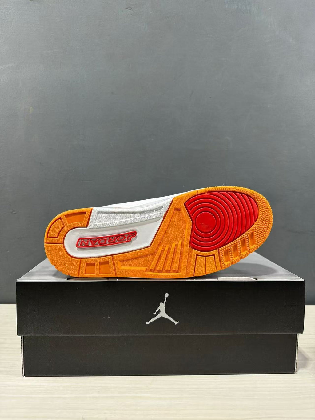 Air Jordan 3 Retro White Orange Peel Sneakers CK9246-101 - product image from the listing.