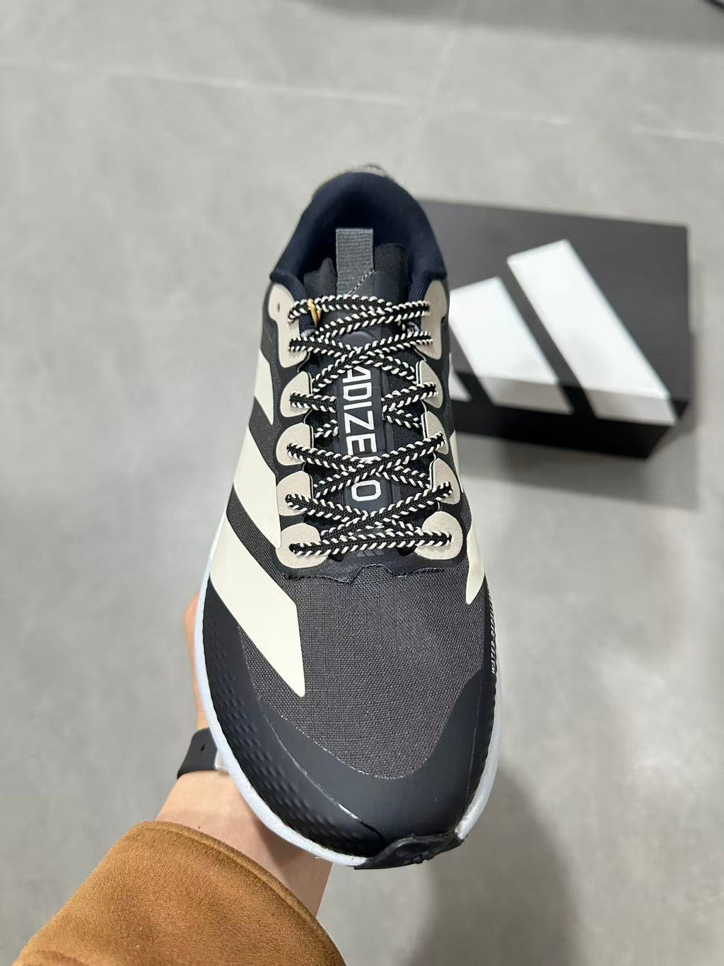 Adidas Terrex Agravic Speed Ultra Trail Running Shoes in Black White - product image from the listing.