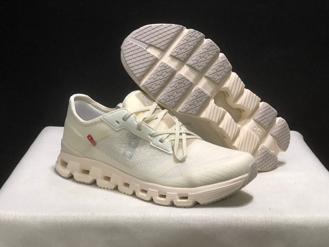 On Cloud X 4 AD Trainers in Ghost and Dew - product image from the listing.