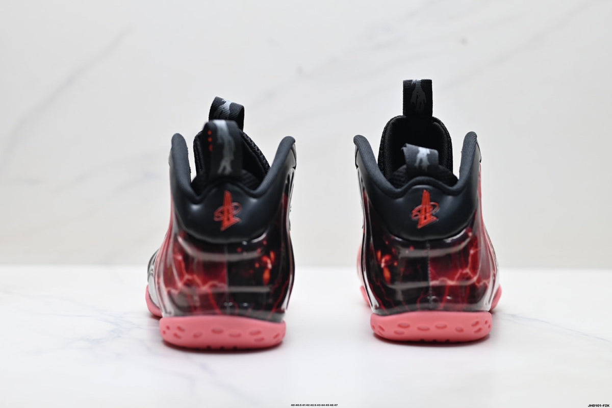 Nike Air Foamposite One Penny Hardaway Sneakers in Black Red - product image from the listing.