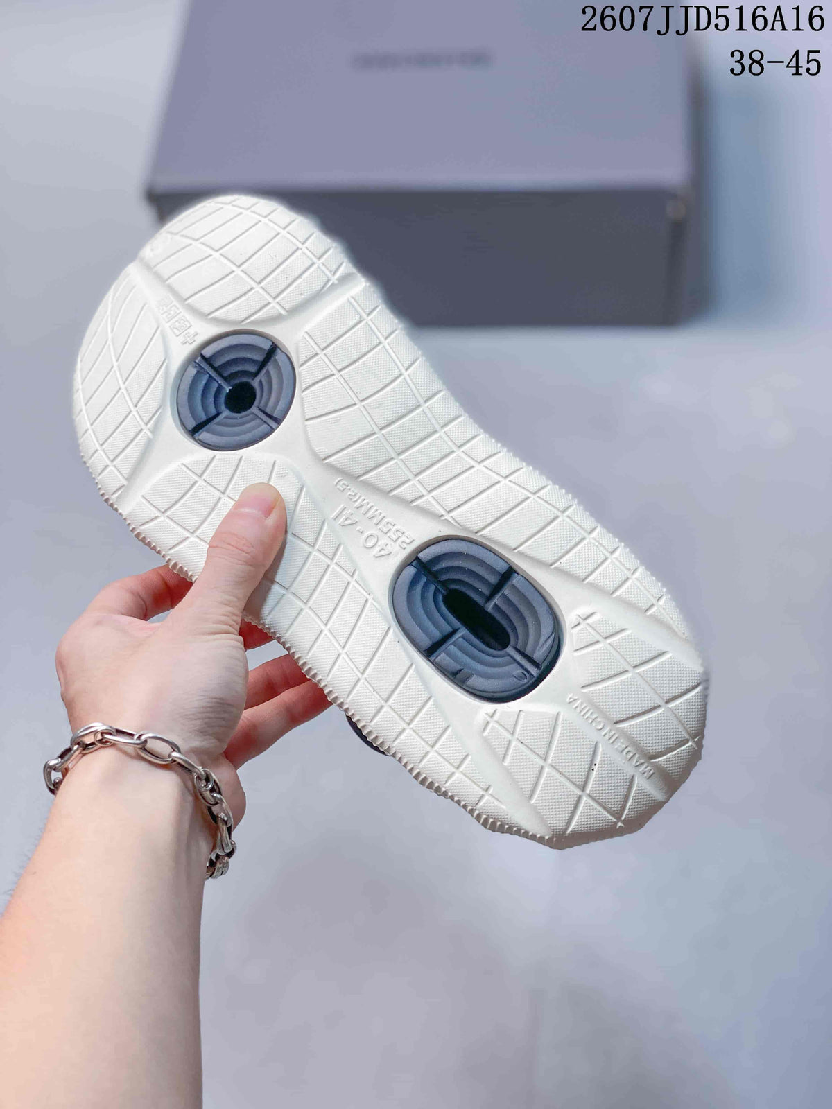 Balenciaga 2607JJD516A16 Clog Sandals Off-White in Navy - product image from the listing.