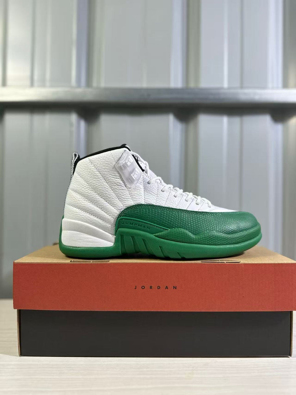 Air Jordan 12 Retro White Green CT8013-103 - product image from the listing.
