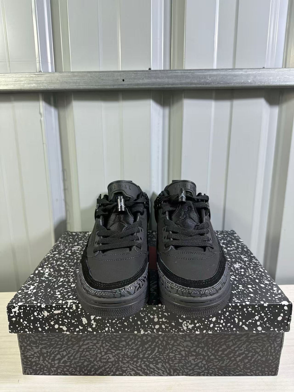 Jordan Spizike Low Sneakers in Black FQ17 - product image from the listing.