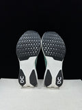 On Cloudboom Strike LS Running Shoes in White Light Green - product image from the listing.