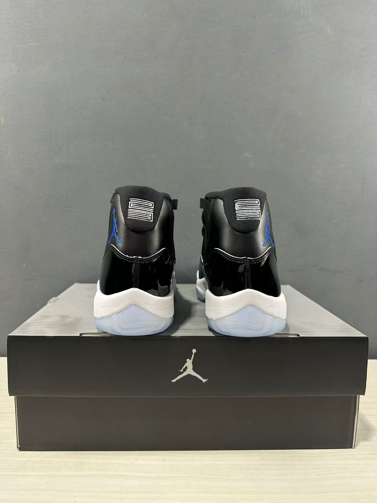 Air Jordan 11 Retro High Black Blue Sneakers CT8012-900 - product image from the listing.
