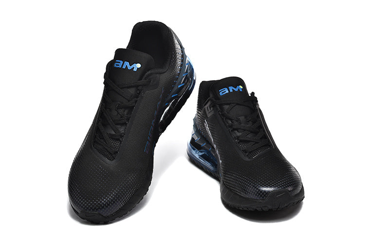 Nike Air Max 270 Sneakers in Black and Blue - product image from the listing.