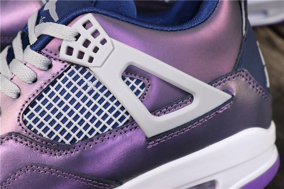 Air Jordan 4 Retro SE GS Moonsoon Sneakers in Blue - product image from the listing.
