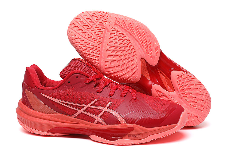 ASICS Red Court Footwear - product photo shown in the listing for this item.