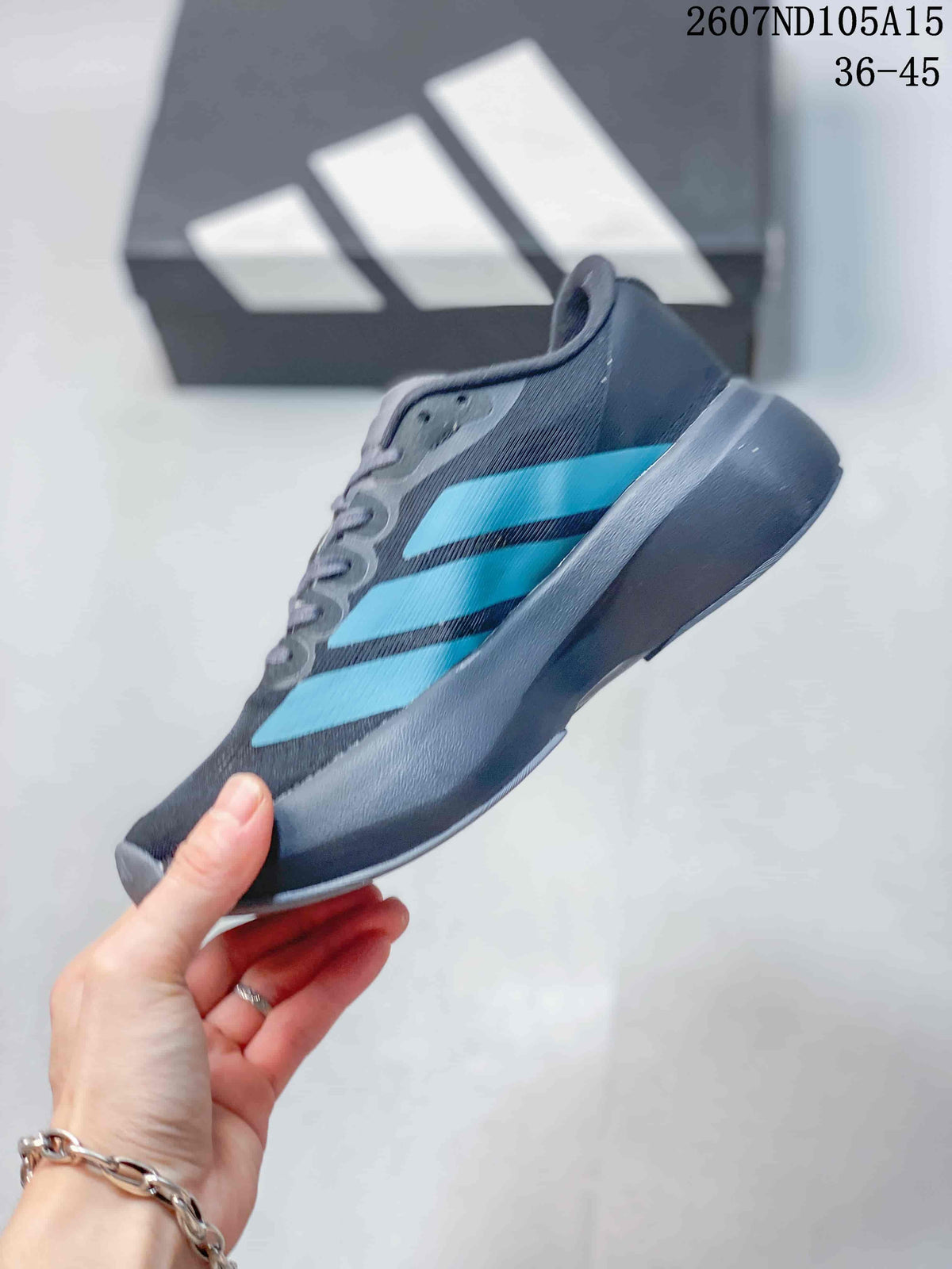 Adidas Adizero Evo SL Sneakers in Dark Gray Blue 2607ND105A15 - product image from the listing.