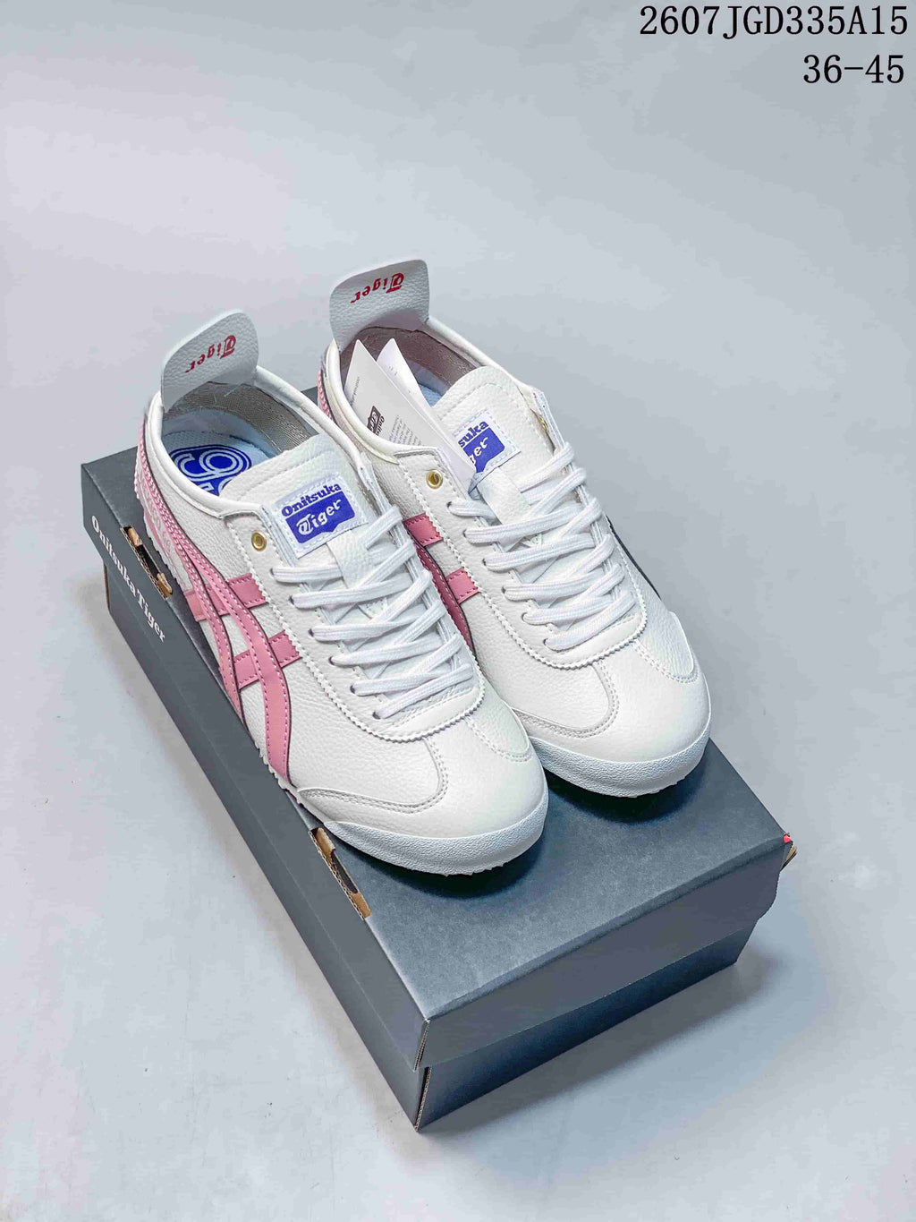 Onitsuka Tiger Mexico 66 Deluxe Sneakers in White Pink 2607JGD335A15 - product image from the listing.