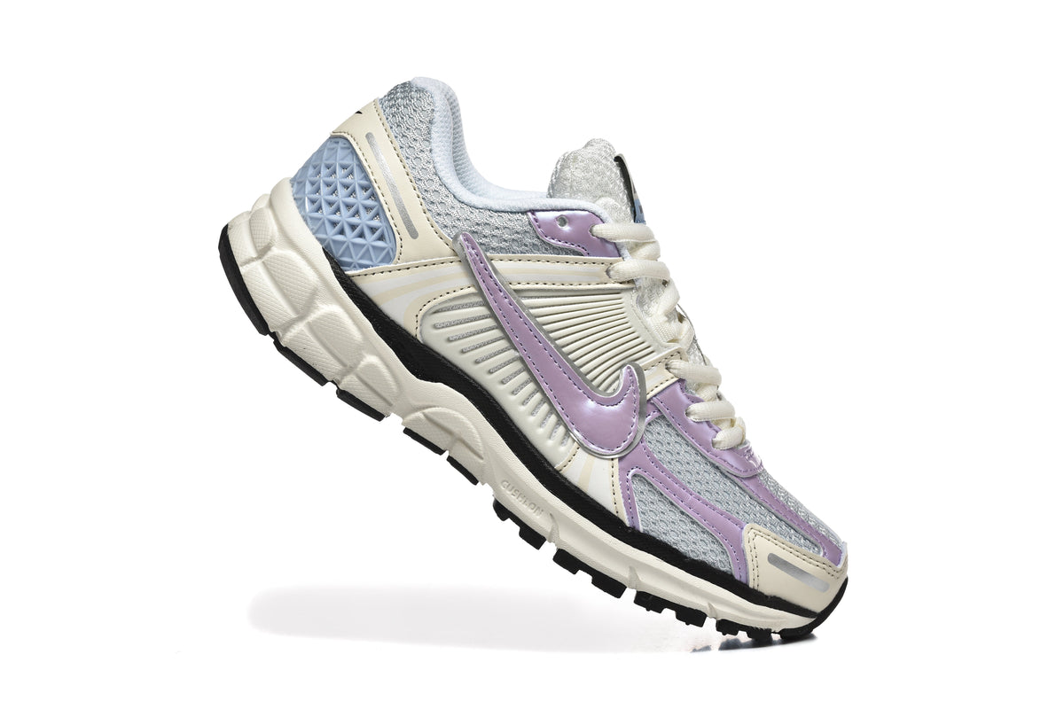 Nike Vomero 5 Trainers in Cream, Silver and Lavender - product image from the listing.