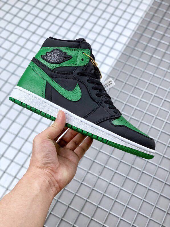 Air Jordan 1 Pine High-Top Sneakers in Green - product image from the listing.