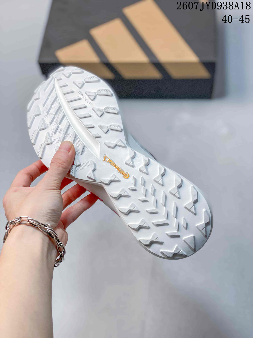 Adidas Adizero Evo SL 2 Running Shoes in White Red - product image from the listing.