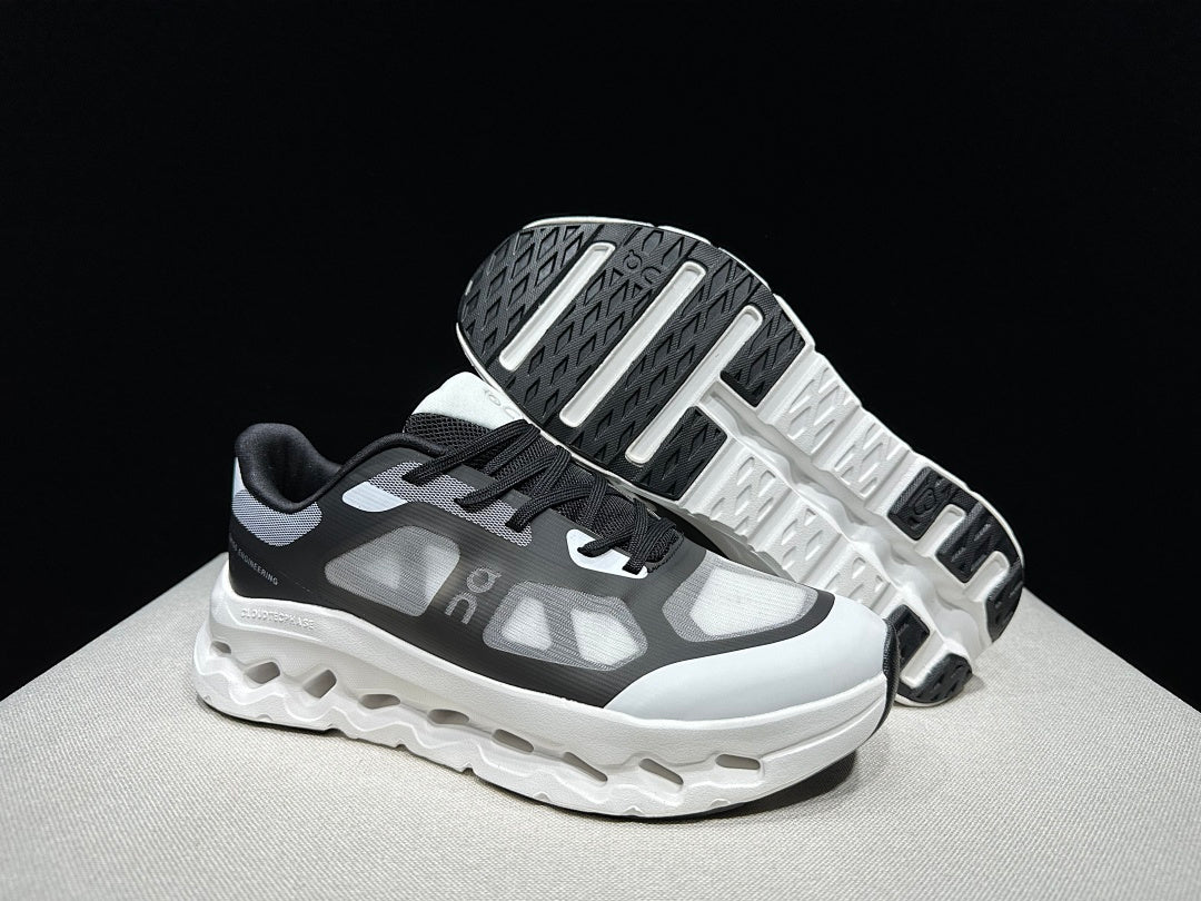 On Cloudtilt Remix Sneakers in White Black - product image from the listing.