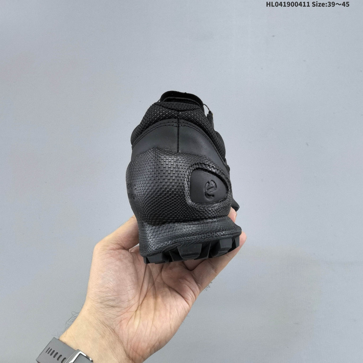 ECCO BIOM C Black Outdoor Trainers with Dial Closure - product image from the listing.