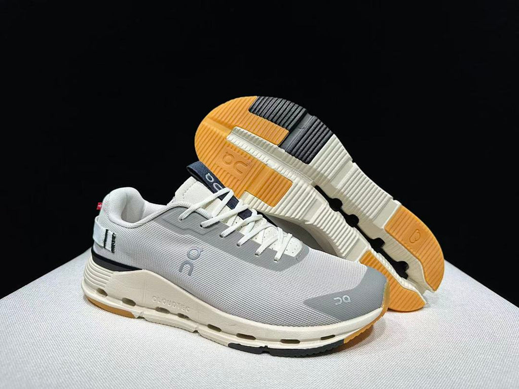 Gray and Gum On Cloudnova Form 2 Sneakers - product image from the listing.