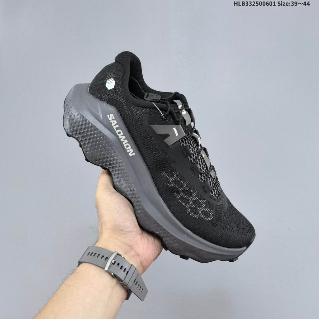 Salomon Ultra Glide 4 Trail Running Shoes, in Black and Gray - product image from the listing.
