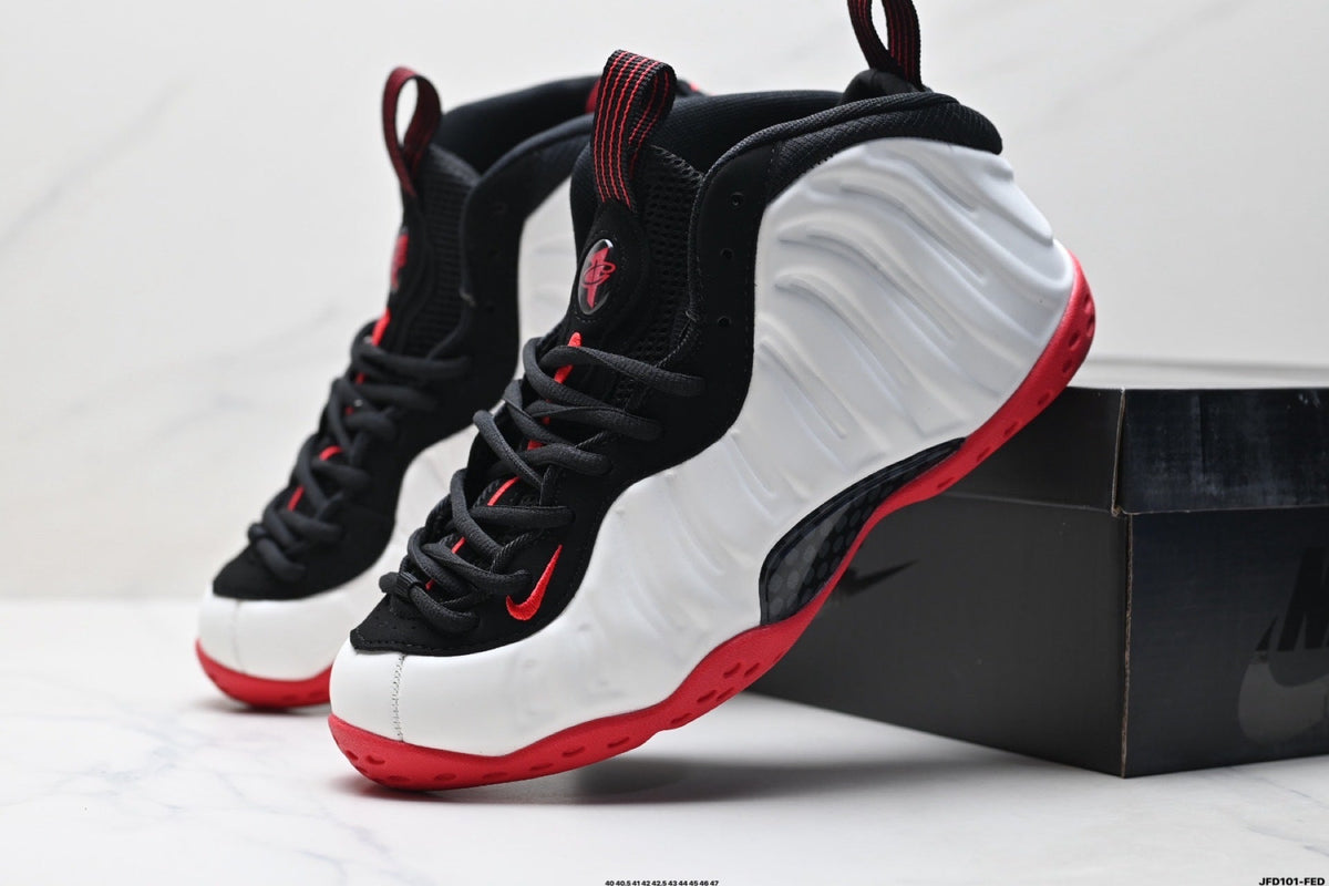 Nike Air Foamposite One Penny Hardaway Sneakers in Red Black - product image from the listing.
