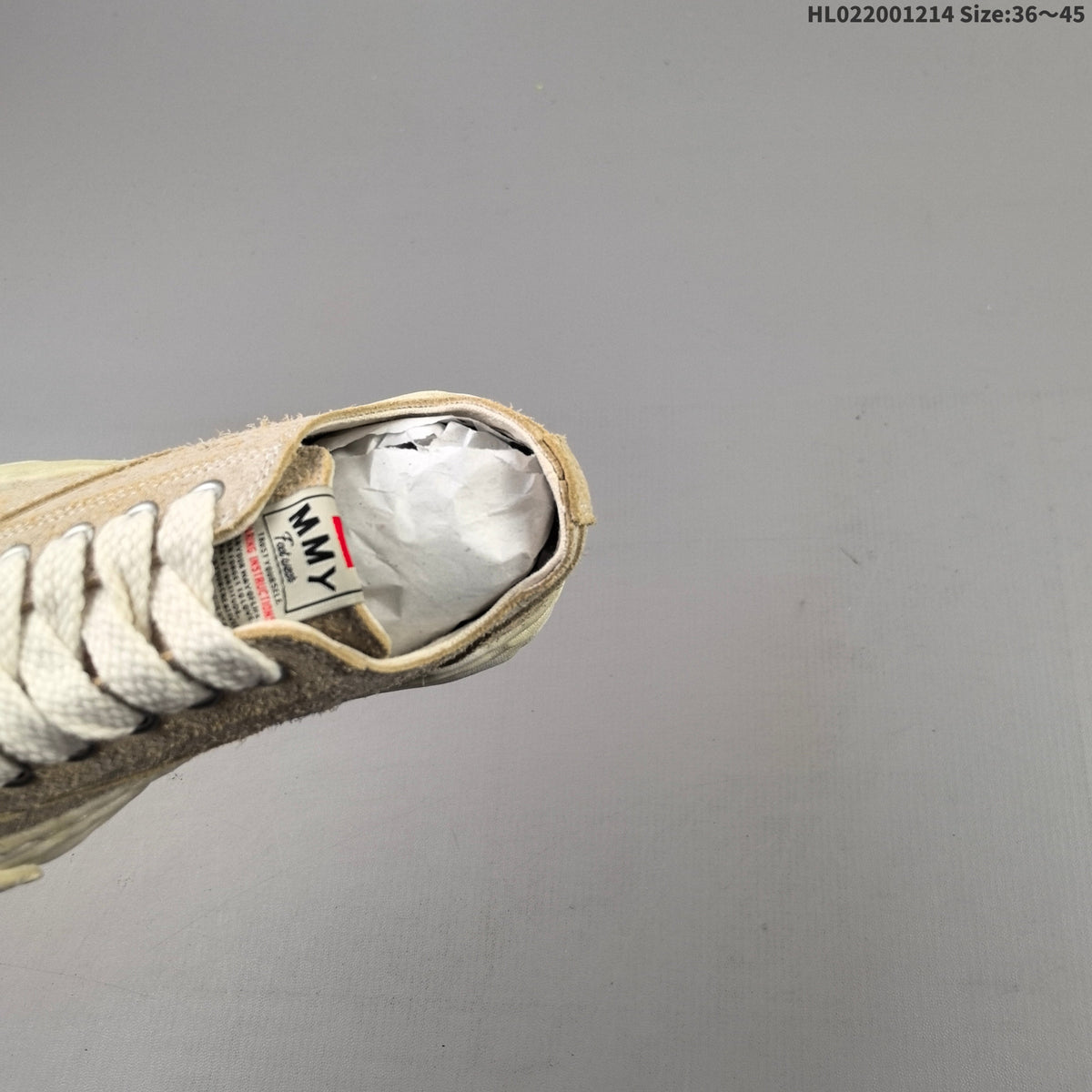 Maison Mihara Yasuhiro Original Sole Low Sneakers, in Beige - product image from the listing.