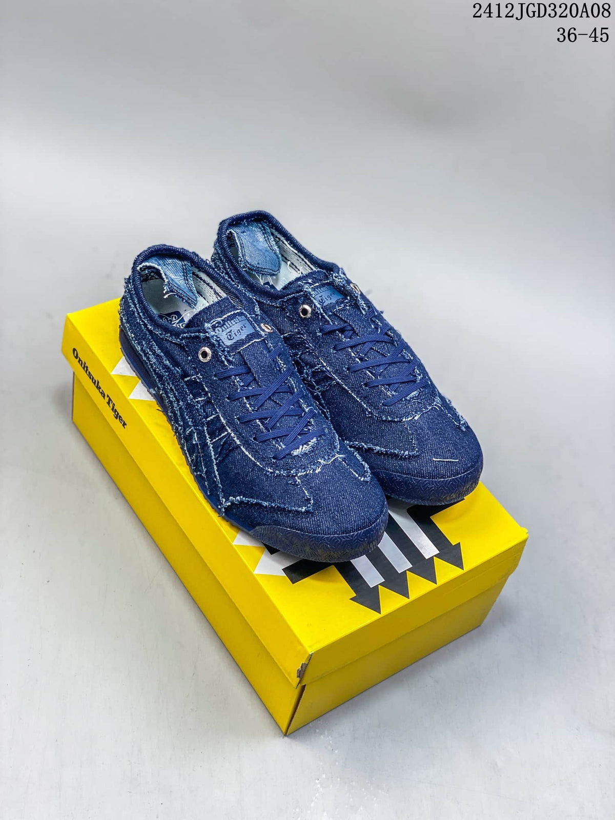 Onitsuka Tiger Mexico 66 SD Low-Top Sneakers in Blue Denim - product image from the listing.
