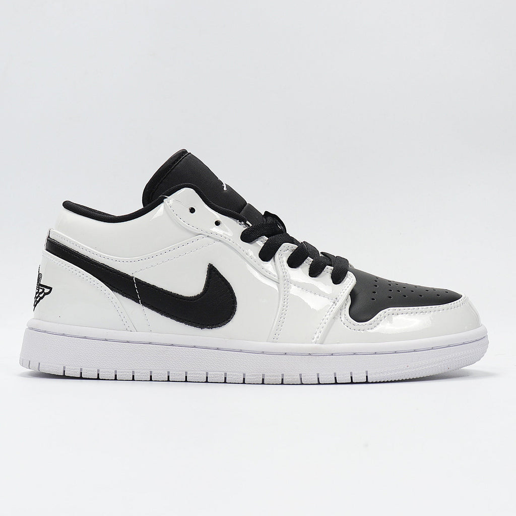 Air Jordan 1 Low Panda Black White Sneakers 553560-103 - product image from the listing.