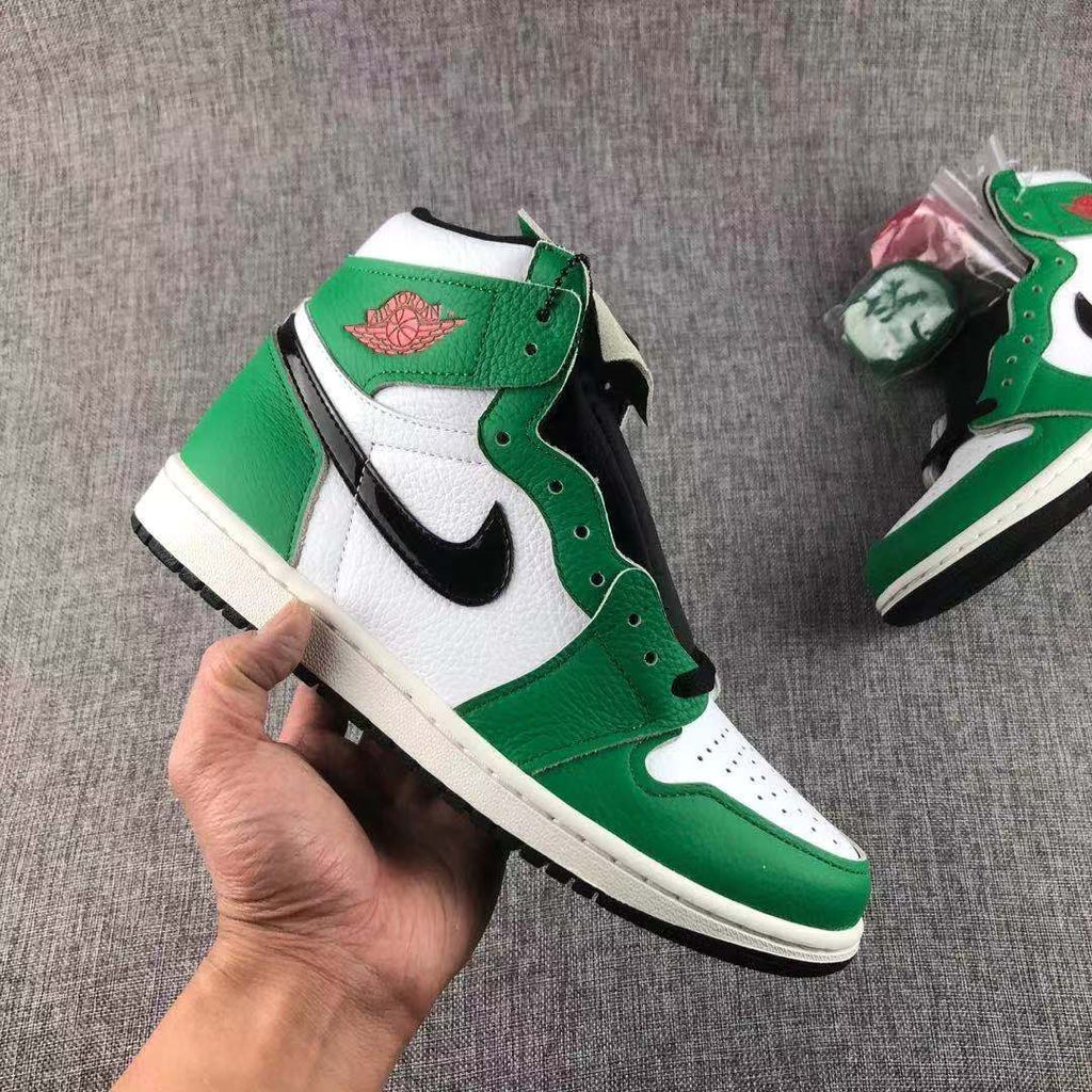 Air Jordan 1 Lucky Green High-Top Sneakers - product image from the listing.