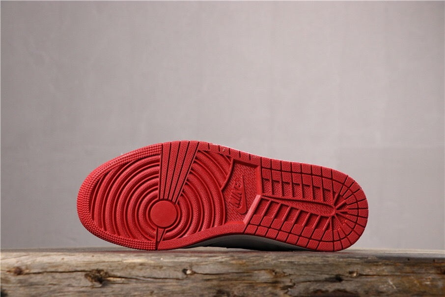 Red White Black Custom Sneakers - Air Jordan 1 Retro High OG - product image from the listing.