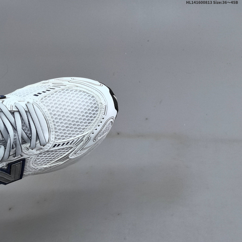 New Balance 2010 Mesh Running-Style Sneakers, in White and Navy - product image from the listing.