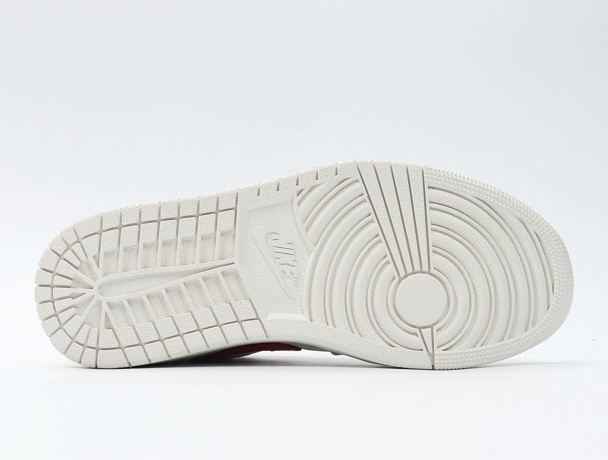 Sneakers, Sail and Red, - Jordan 1 Low AO9944-161 - product image from the listing.