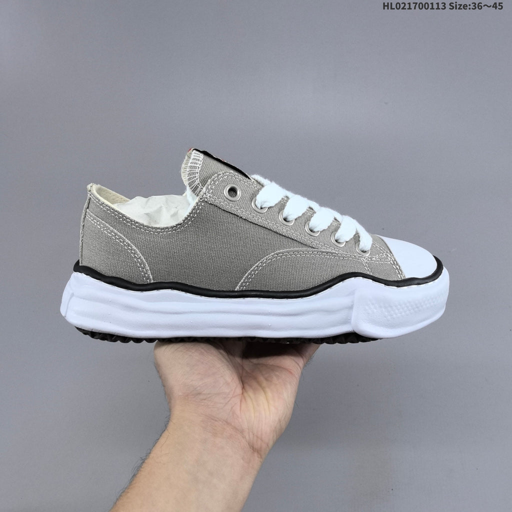Maison Mihara Yasuhiro Original Sole Canvas Low Trainers - product image from the listing.