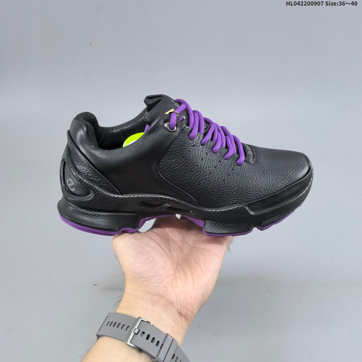 ECCO Biom Low-Cut Outdoor Shoes Black with Contrast Laces - product image from the listing.