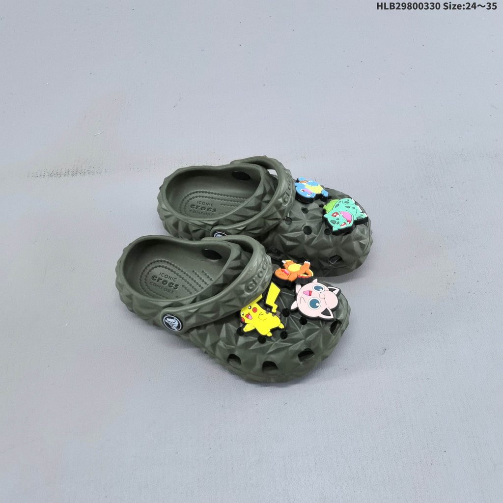 Crocs Classic Clog Kids' Footwear with Character Charms - product image from the listing.