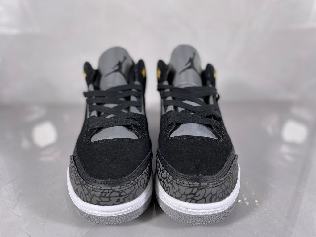 Nike Air Jordan 3 Retro Sneakers in Black Grey - product image from the listing.