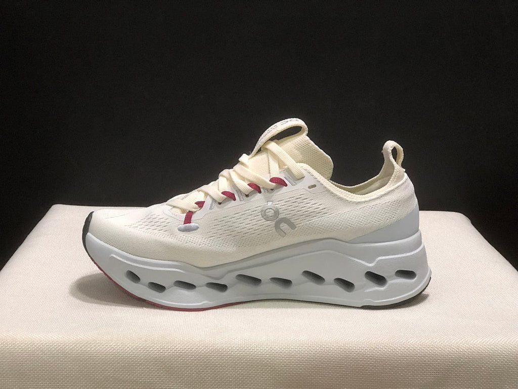 On Cloudsurfer Max Running Shoes in Ivory - product image from the listing.