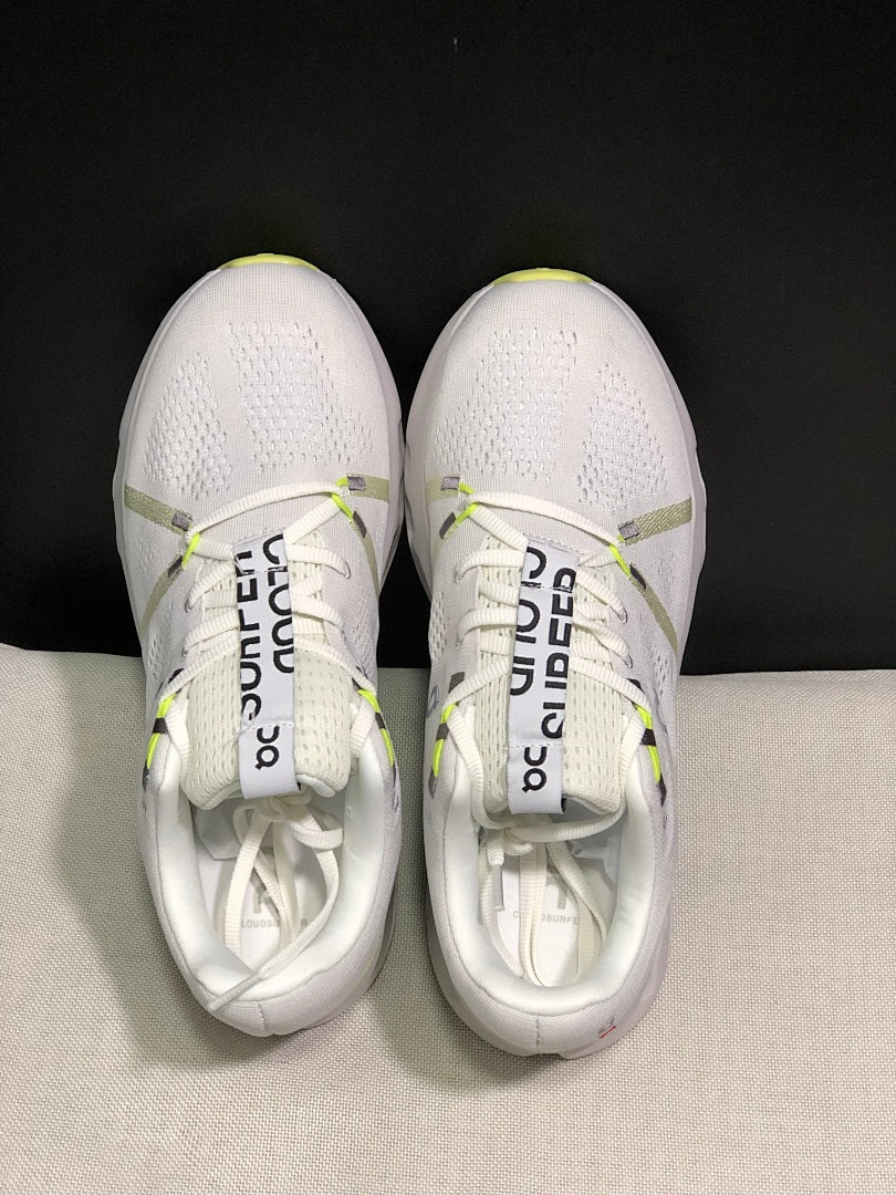 On Cloudsurfer Sneakers in Sand White - product image from the listing.