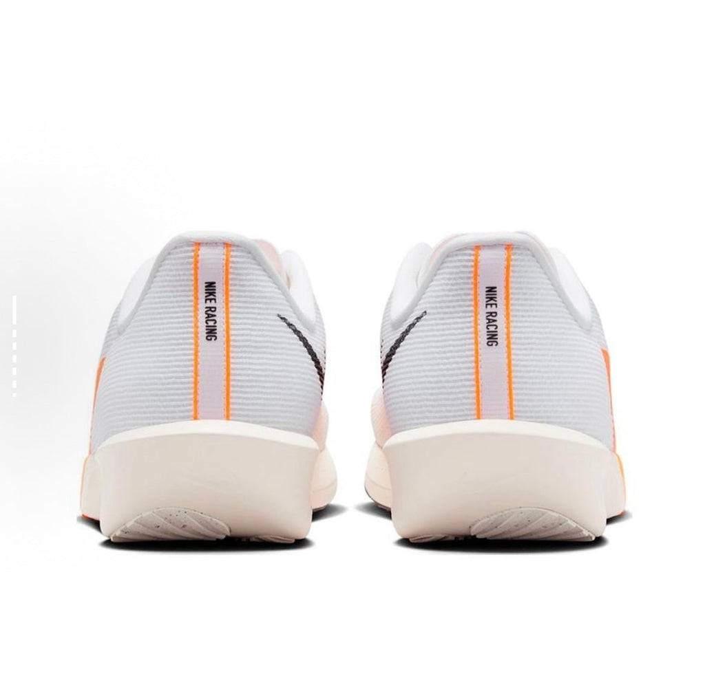 Nike Air Zoom Rival Fly 4 Running Shoes in White Orange FV6040-101 - product image from the listing.