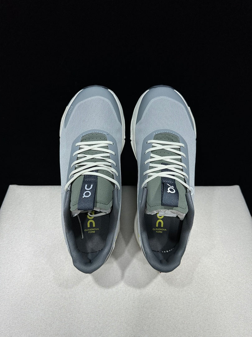 On Cloudnova Form 2 Sneakers, in Glacier Olive - product image from the listing.