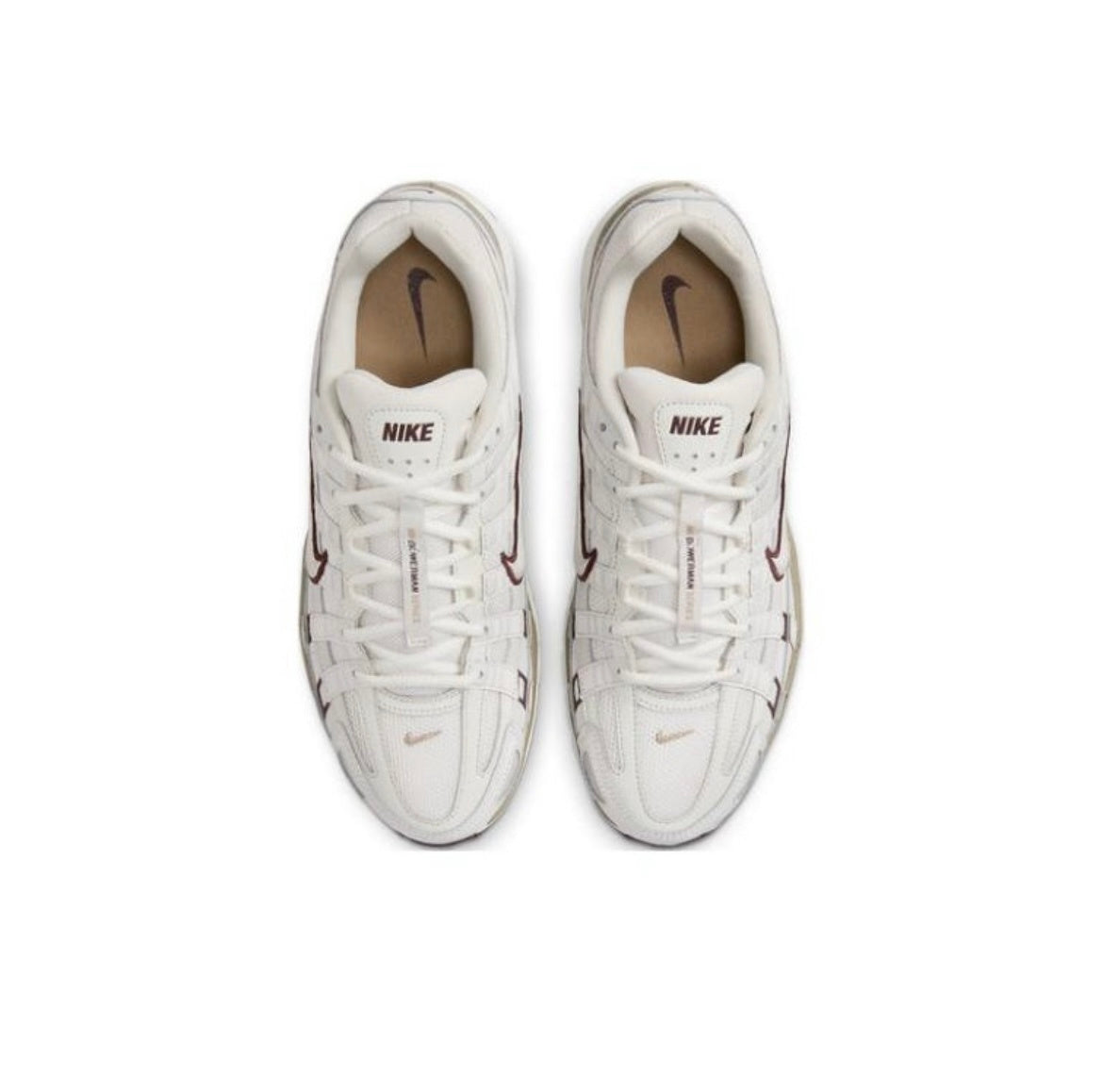 Nike P-6000 Trainers in Off-White and Coffee HF0728-201 - product image from the listing.