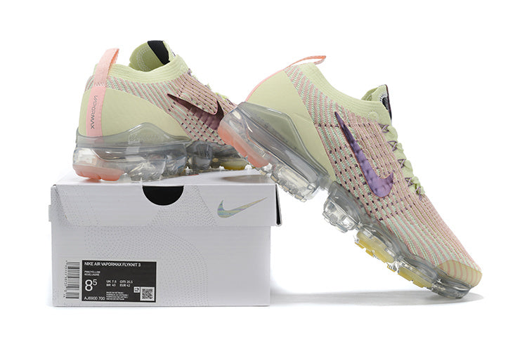 Nike Air VaporMax Flyknit 3 Sneakers, in Pale Yellow AJ6910-700 - product image from the listing.