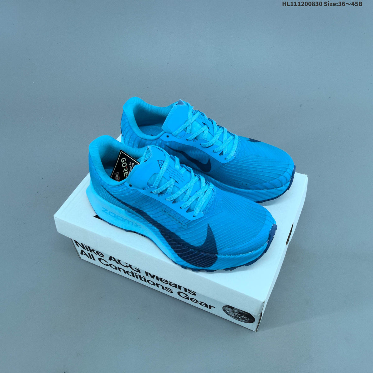 Nike ACG Ultrafly Trail Running Shoes HF5668-400 in Blue - product image from the listing.