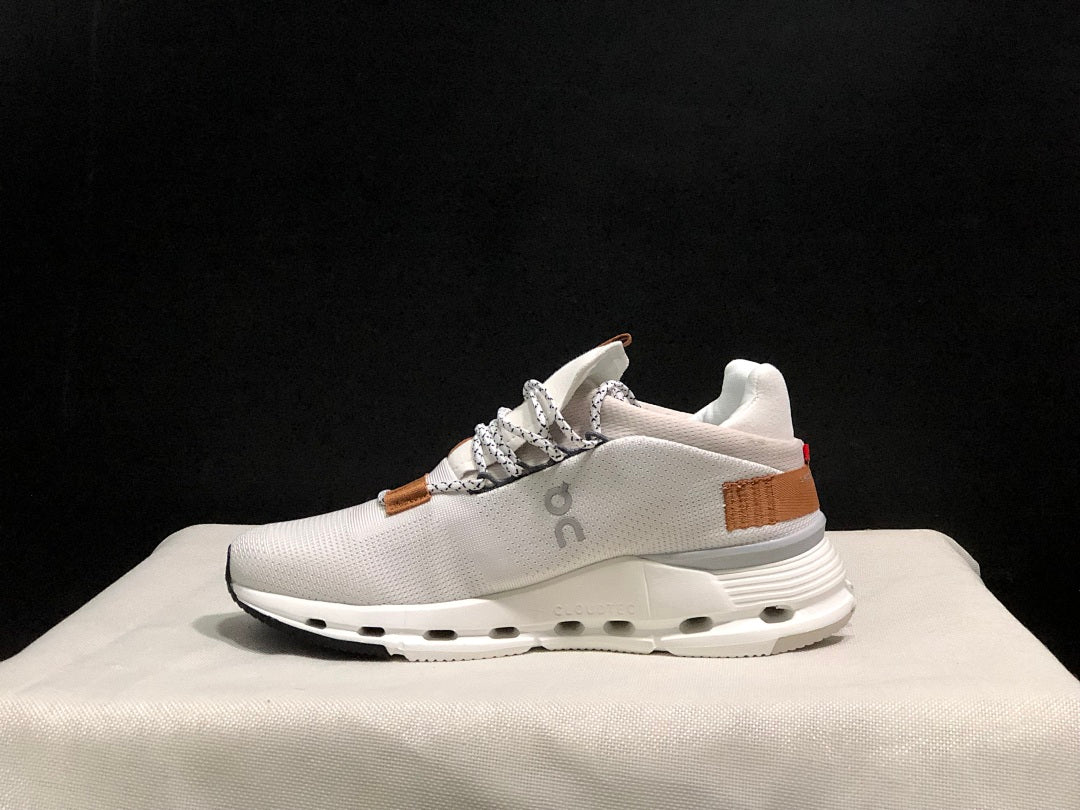 White Pearl On Cloudnova 1 Sneakers - product image from the listing.