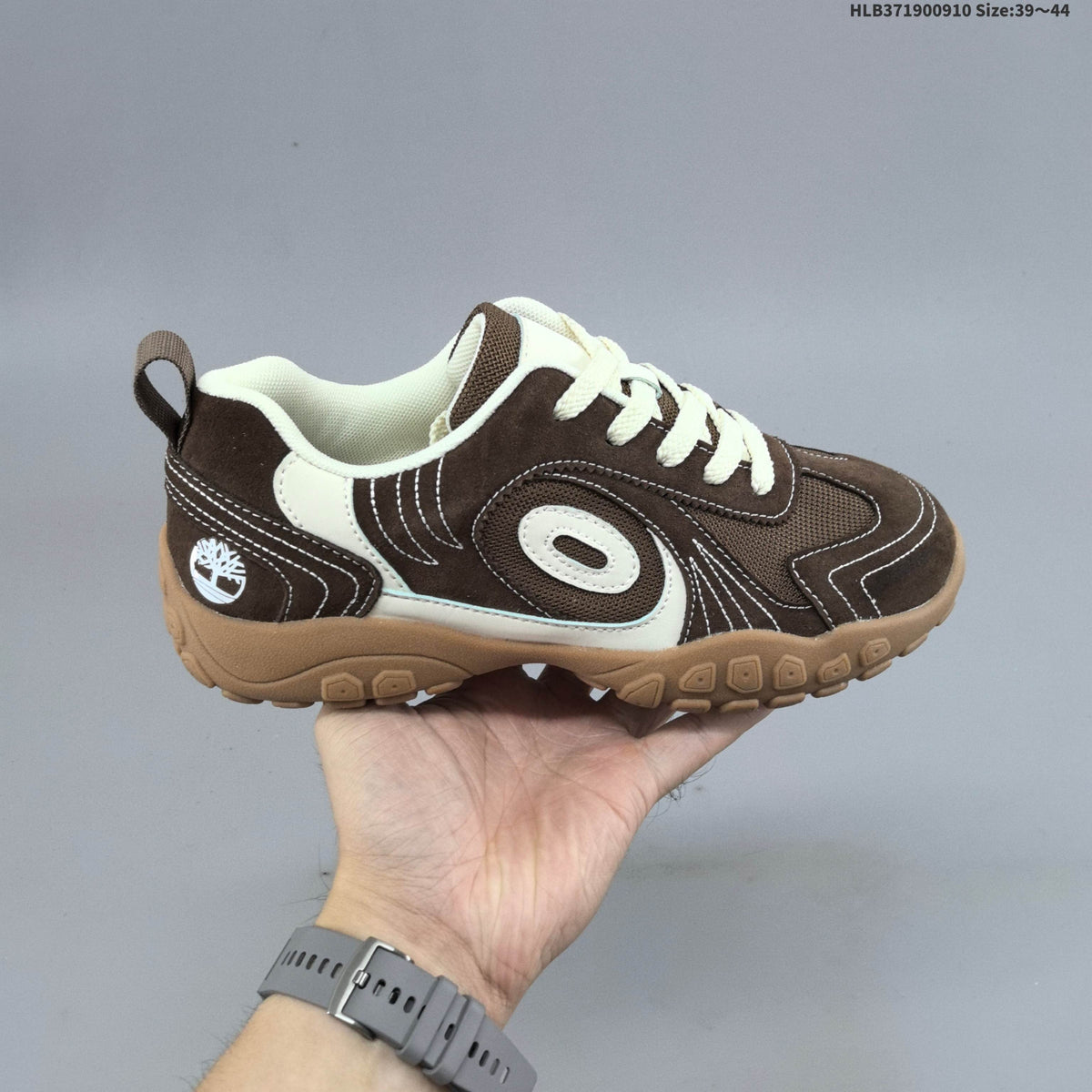 Timberland Low-Top Lace-Up Sneakers in Black or in Brown - product image from the listing.