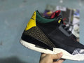 Air Jordan 3 Retro SE Sneakers Black Green Yellow - product image from the listing.