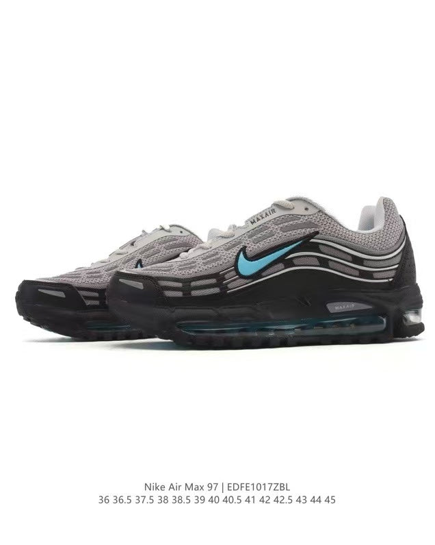 Nike Air Max 97 Sneakers in Grey and Black EDE1017ZBL - product image from the listing.