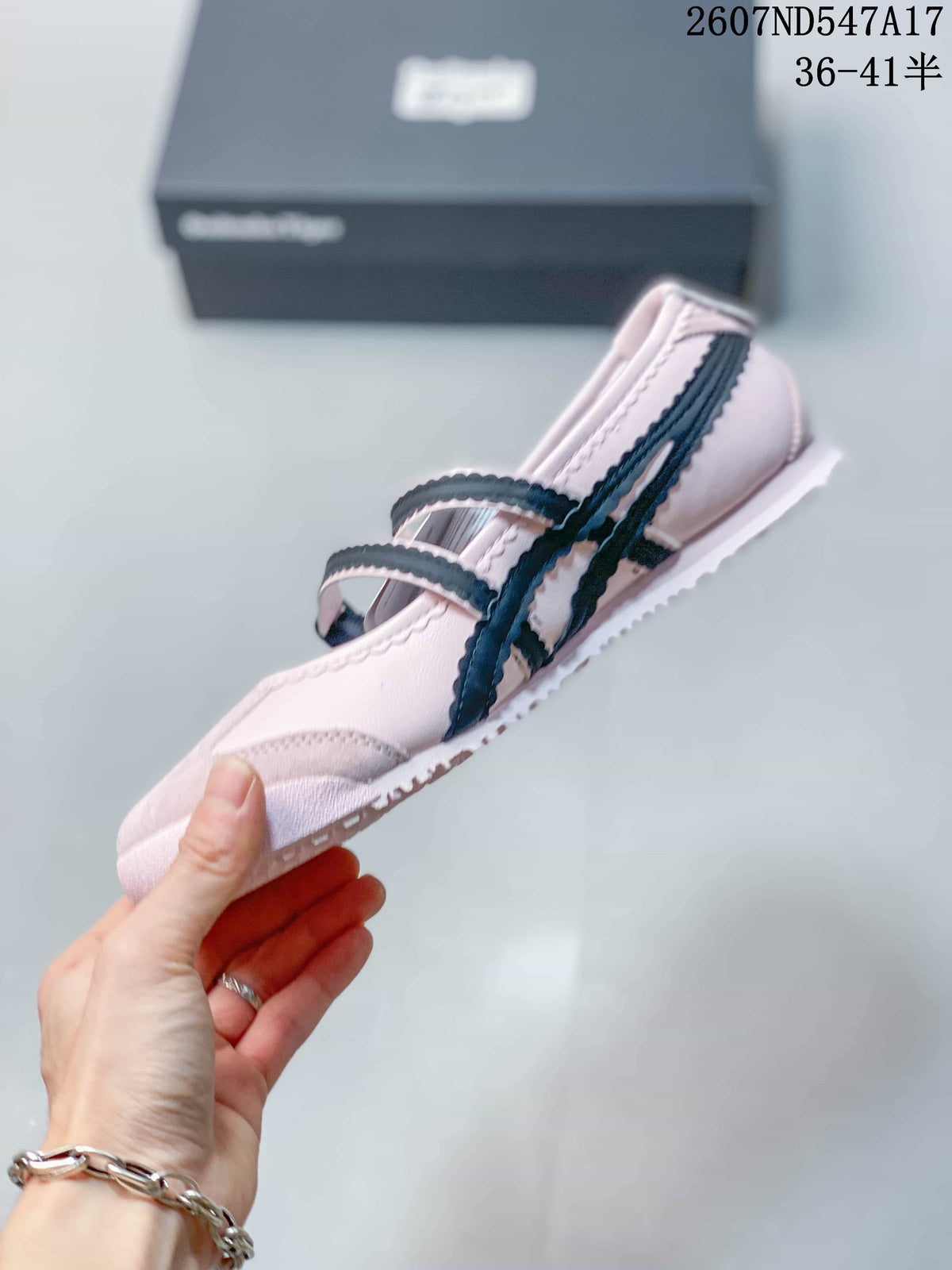 Onitsuka Tiger Mexico 66 Mary Jane Sneakers in Pink - product image from the listing.