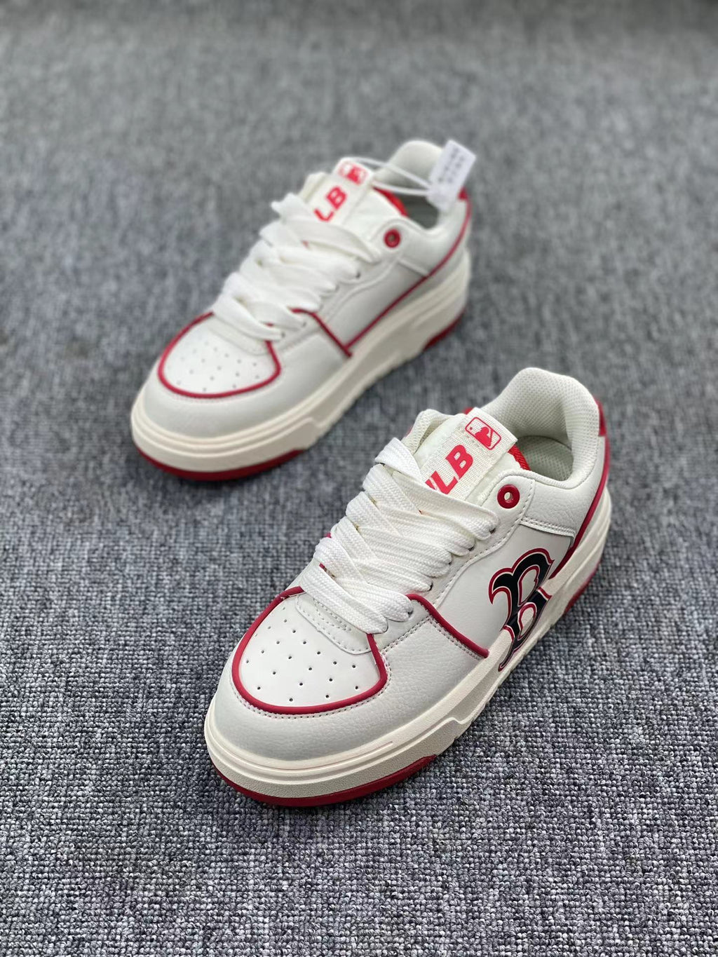 White MLB Chunky Low-Top Sneakers - product image from the listing.