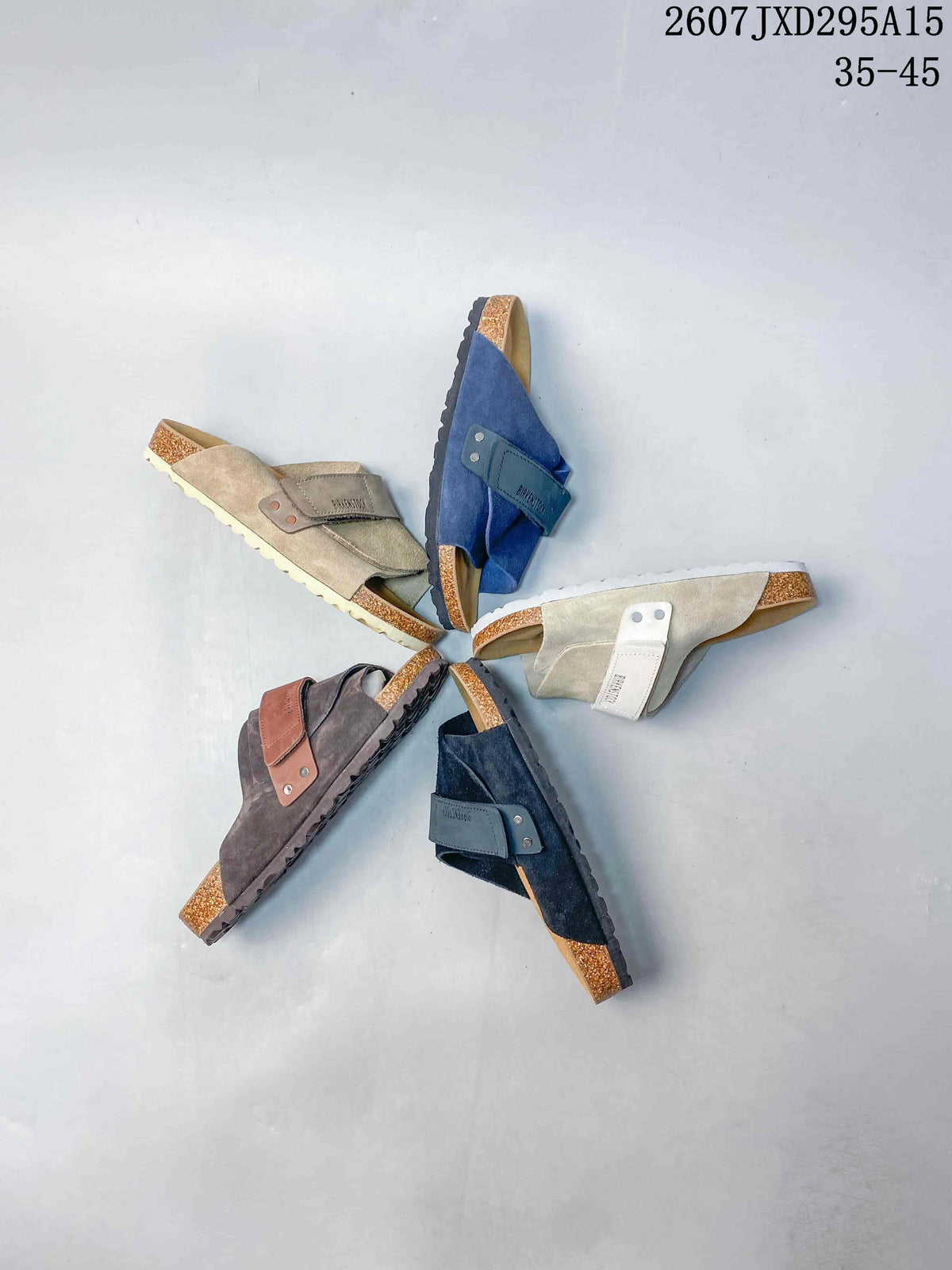 Boston Suede Clog Sandals by Birkenstock - product image from the listing.